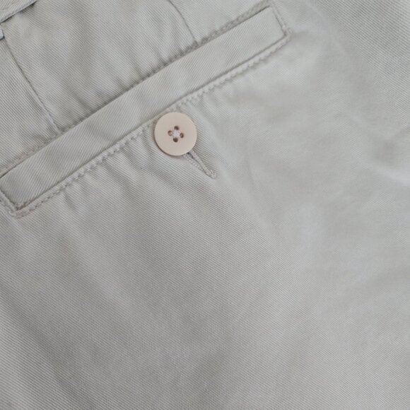 Abercrombie & Fitch Light Beige High Waist D-Ring Belted Cotton Shorts Size 8 - Picture 7 of 8